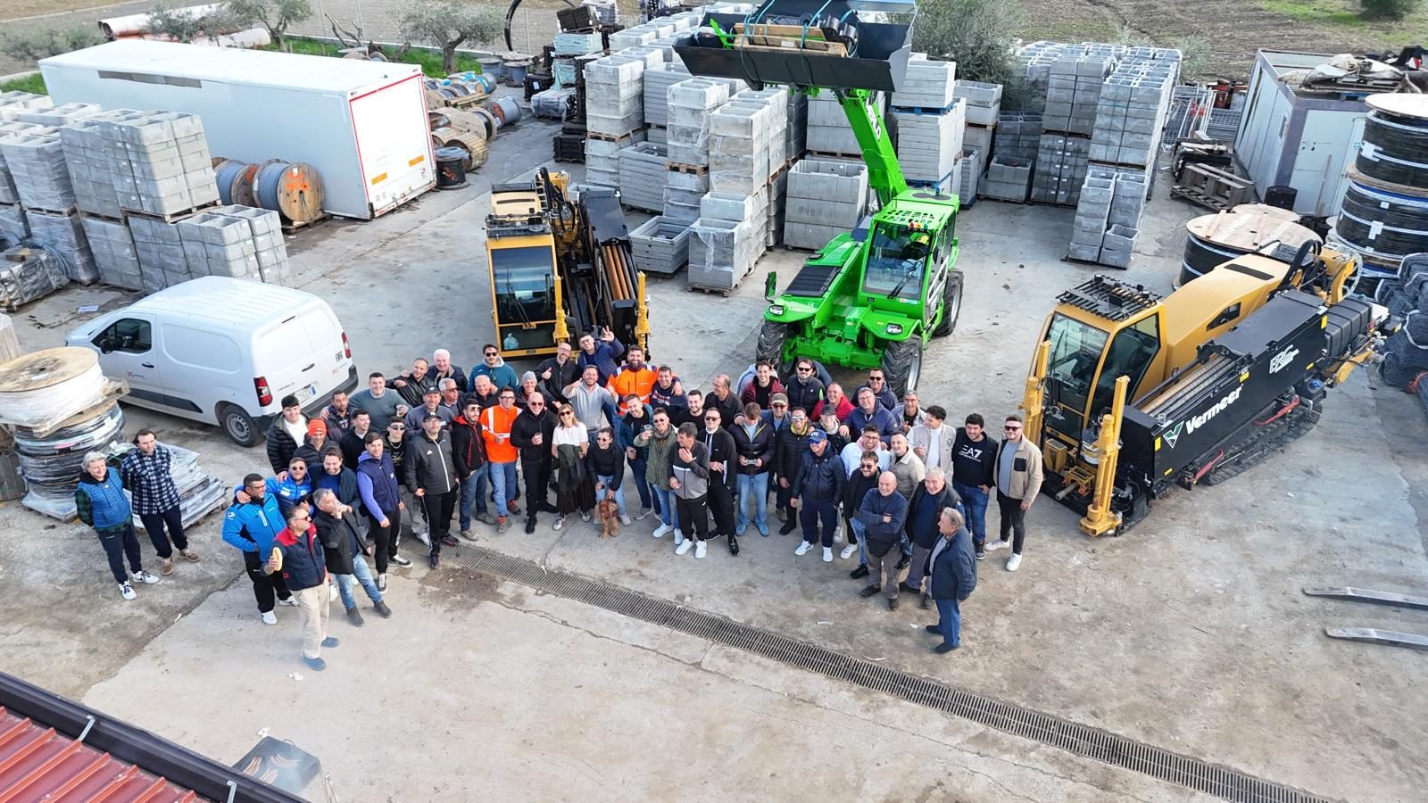 Il team e il parco mezzi di 3G Energy Srl